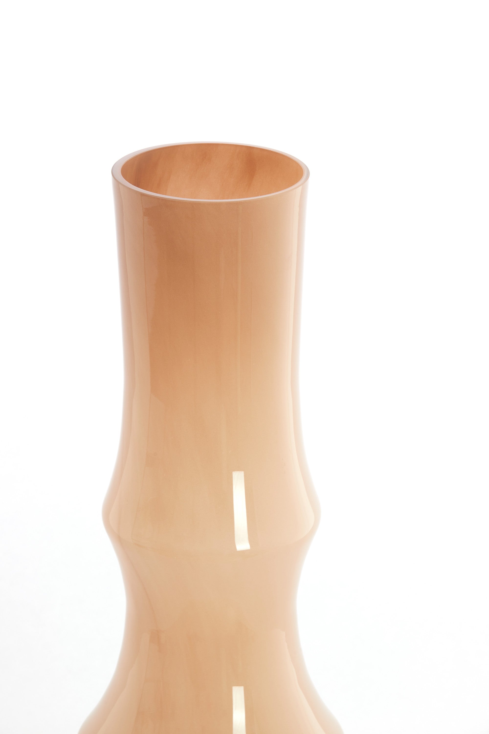Fiorenza Caramel Glass Vase 70cm