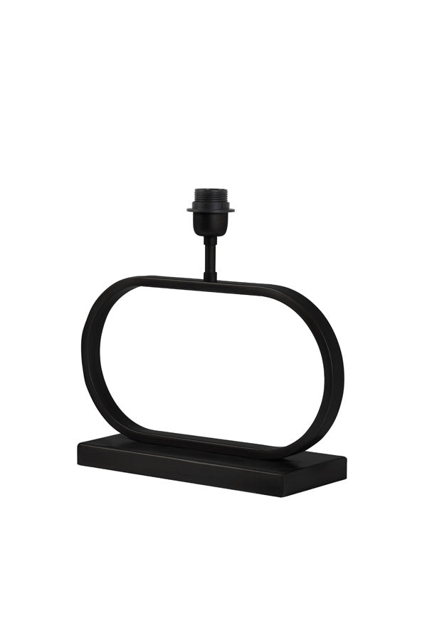 Jamiro Matt Black Metal Small Table Lamp Base 29cm
