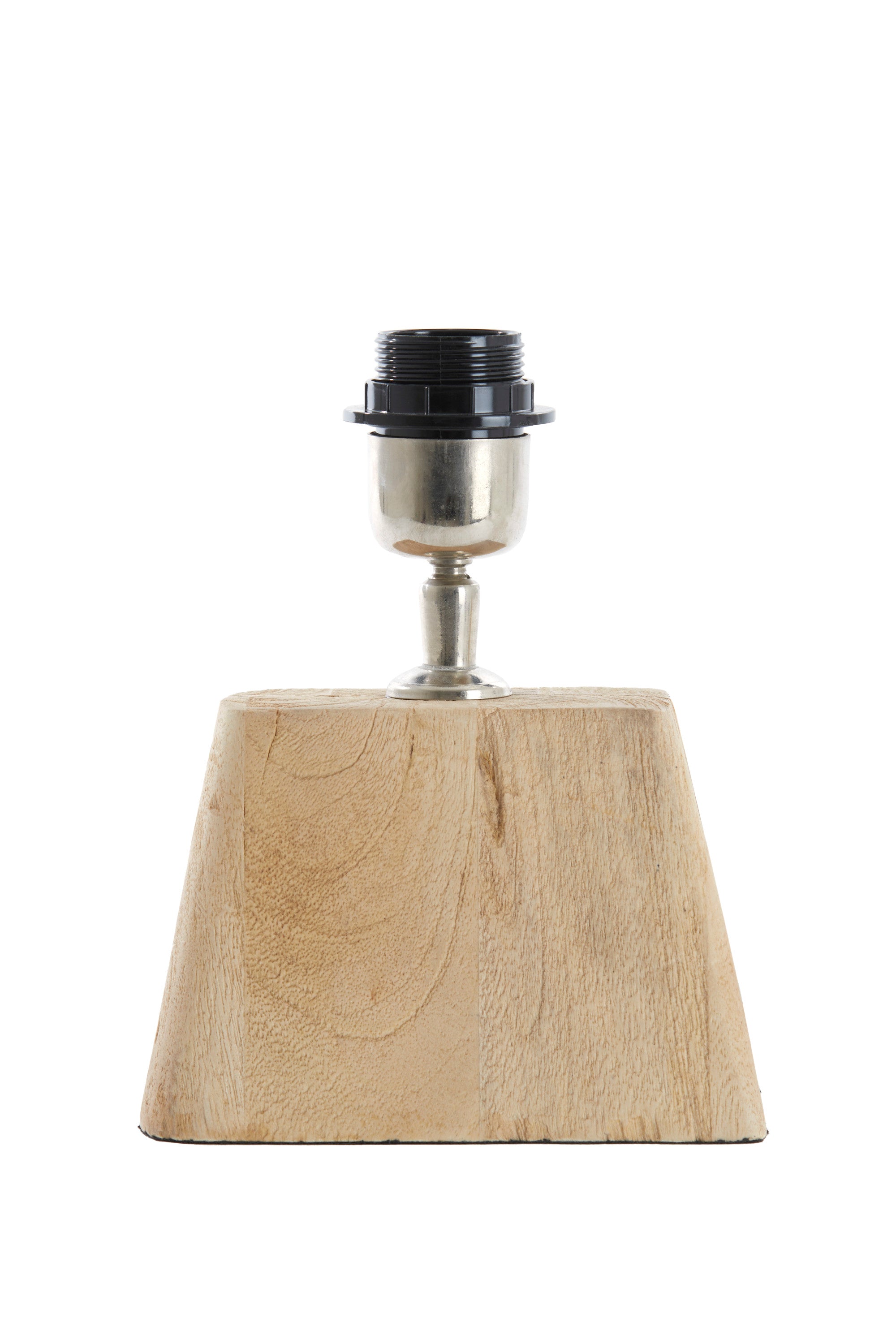 Kardan Matt Natural Wood Large Table Lamp Base 19cm