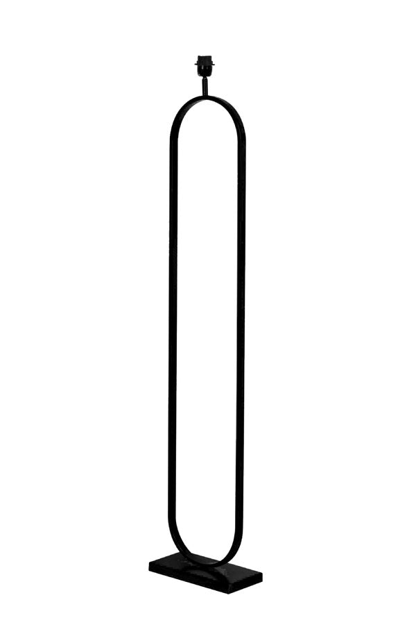 Jamiri Matt Black Metal Floor Lamp Base