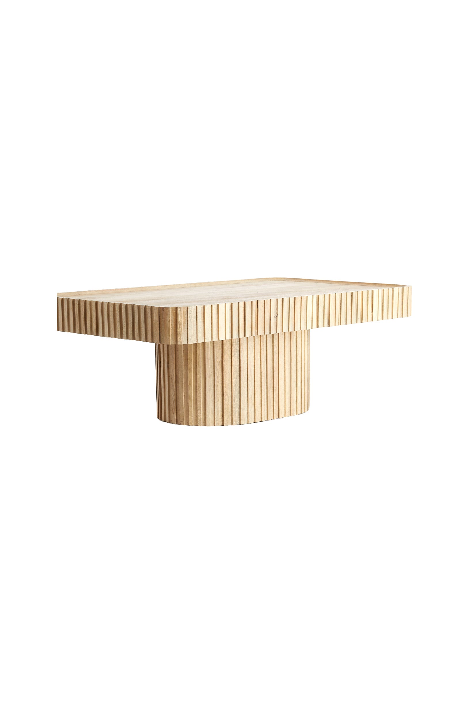 Kioto Natural Mango Wood Rectangular Coffee Table