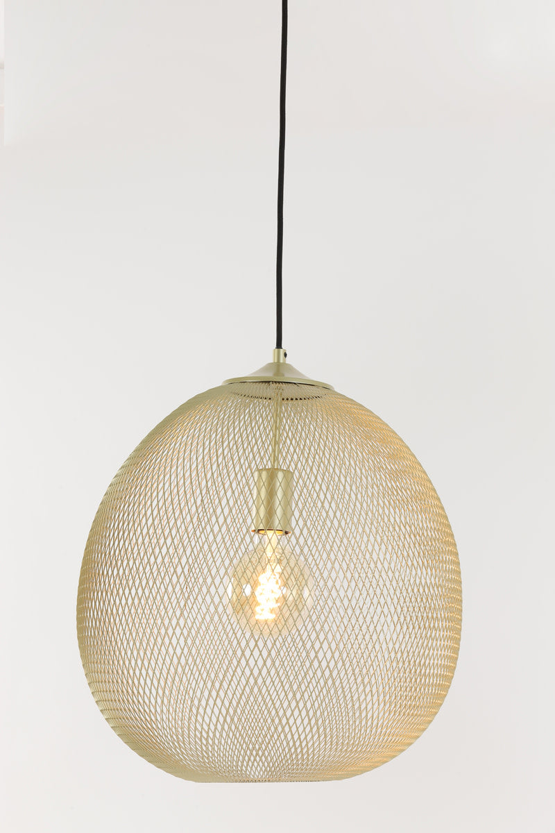 Moroc Gold Metal Pendant Light 40cm