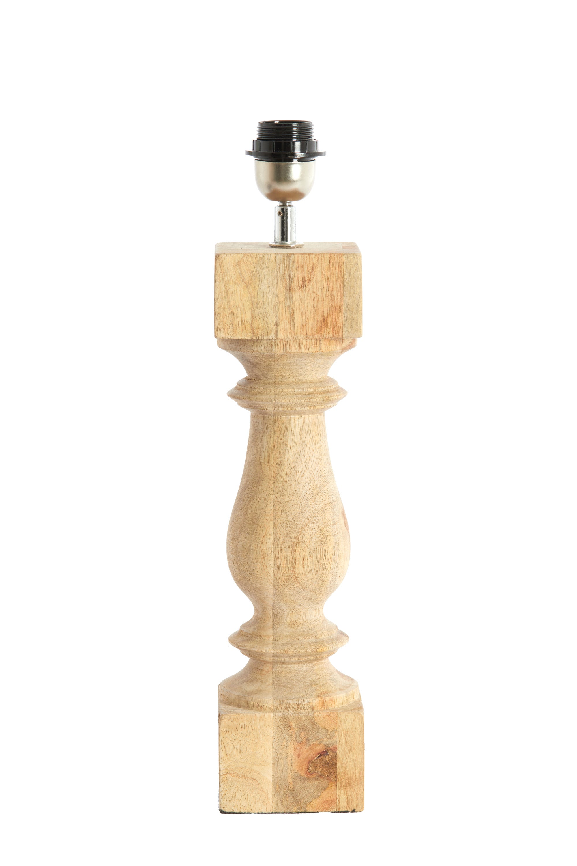 Cumani Natural Wood Table Lamp Base 47cm