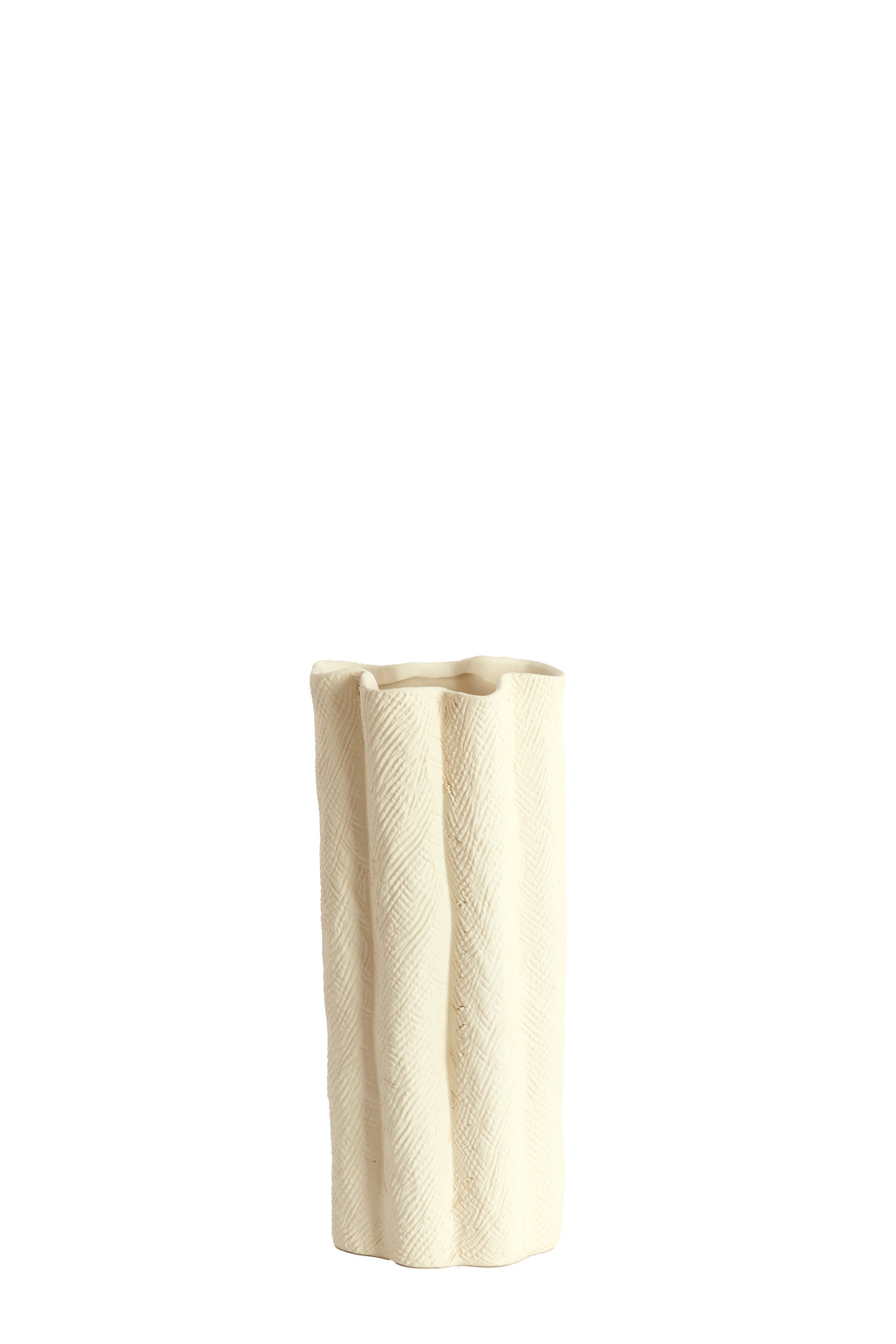 Flovilla Cream Ceramic Vase 30cm