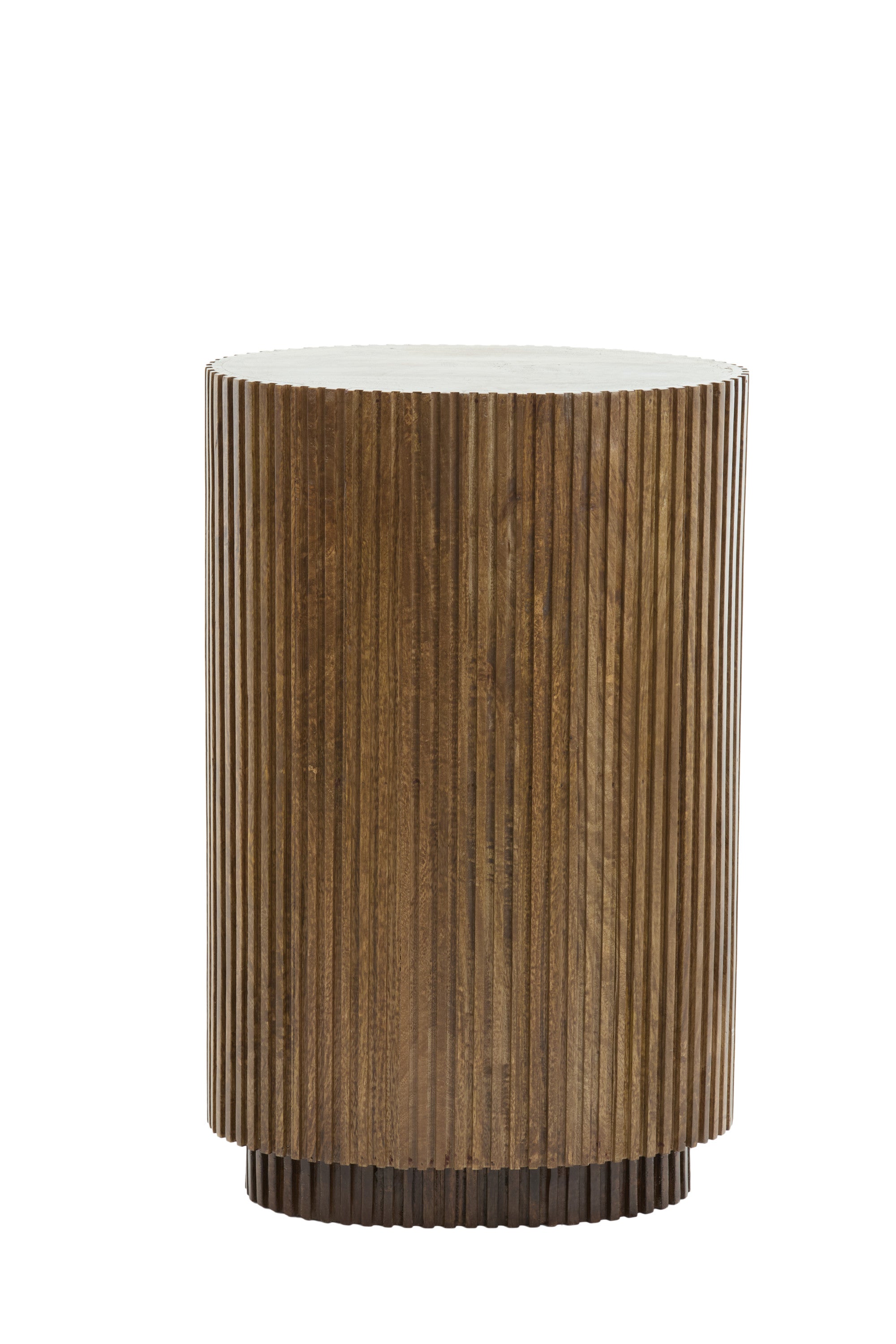 Dumosi Dark Brown Wood Plinth 80cm