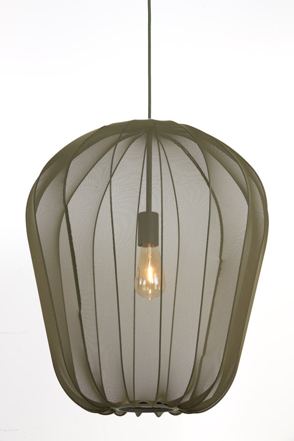 Plumeria Dark Green Pendant Light 50cm
