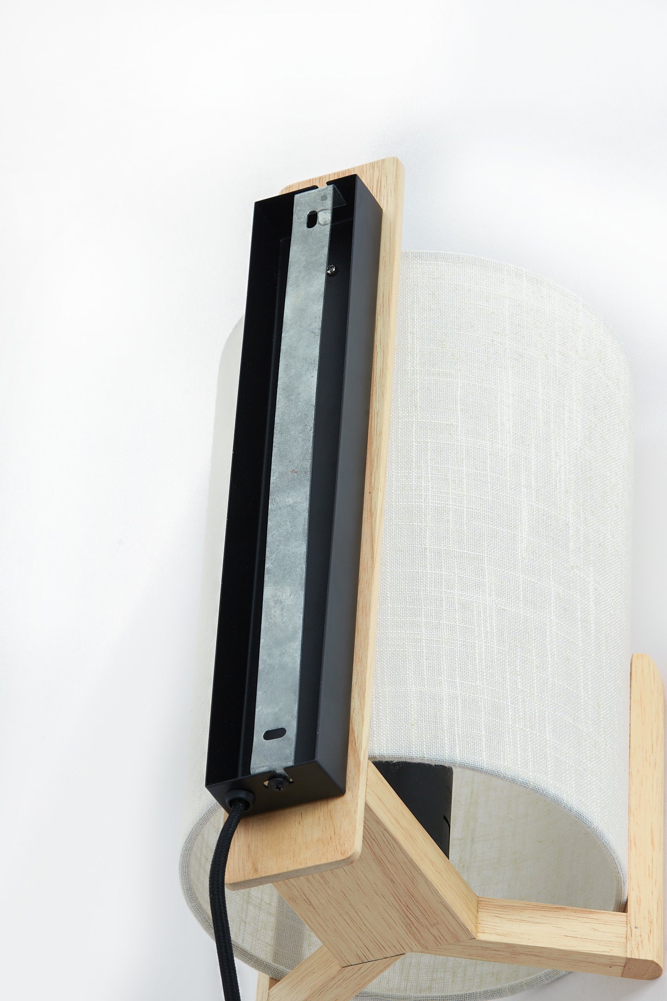 Litto Natural & White Linen Wall Light
