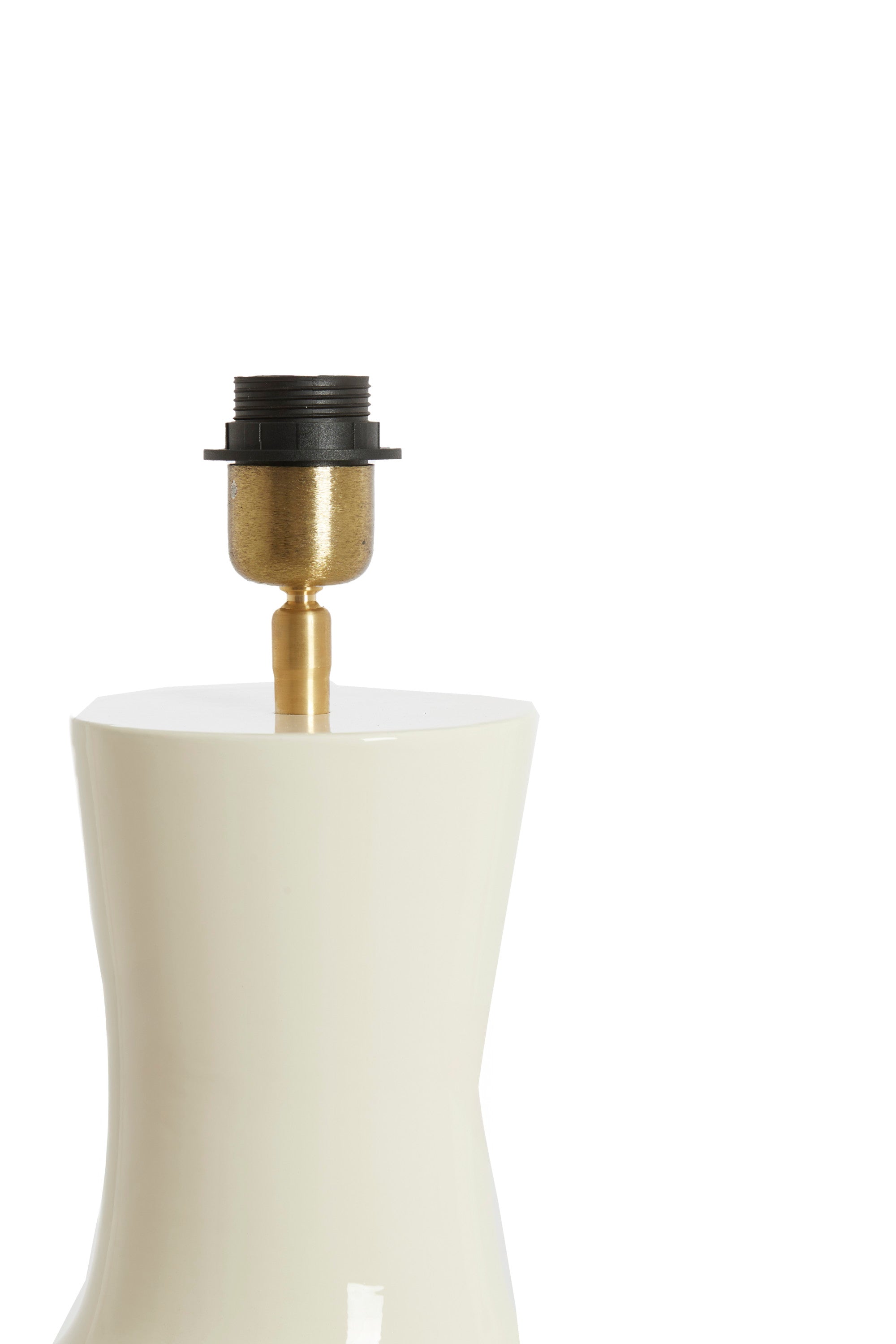 Nana Gloss Cream Metal Table Lamp Base 51cm