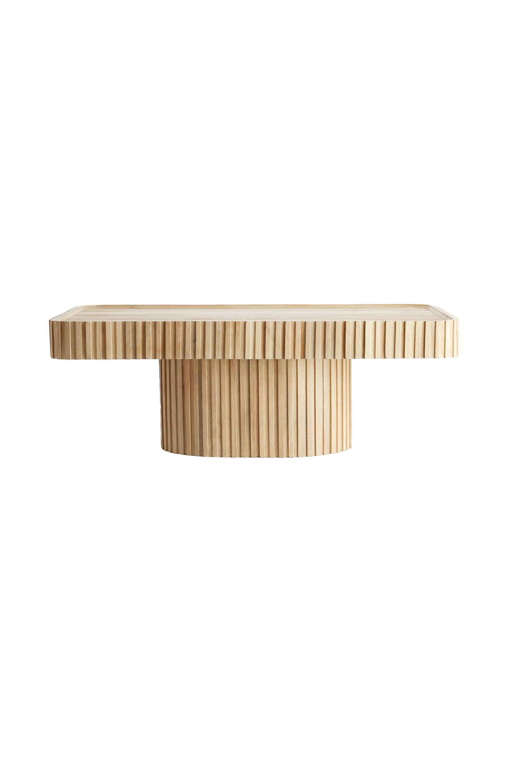 Kioto Natural Mango Wood Rectangular Coffee Table