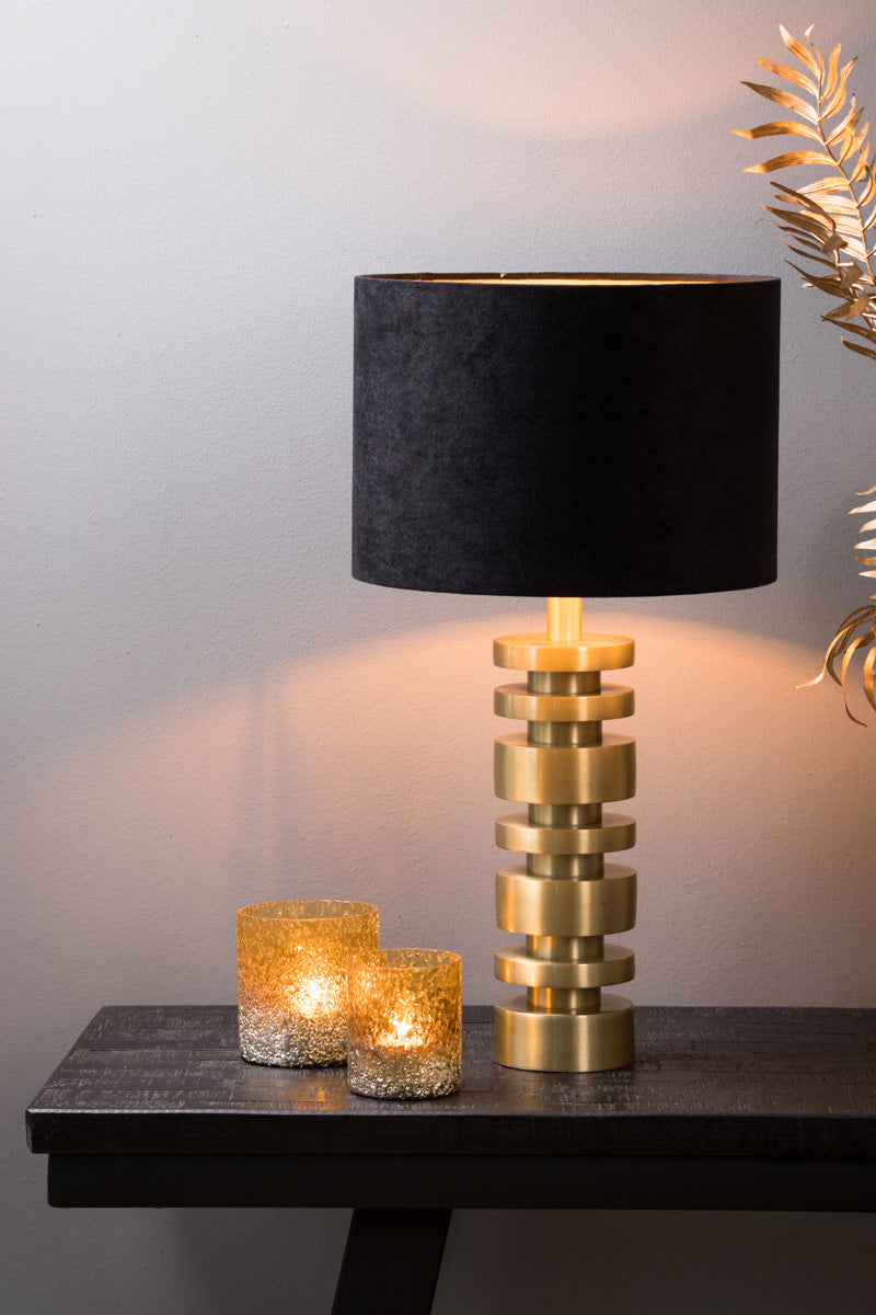 Desley Matt Gold Metal Table Lamp Base 36cm