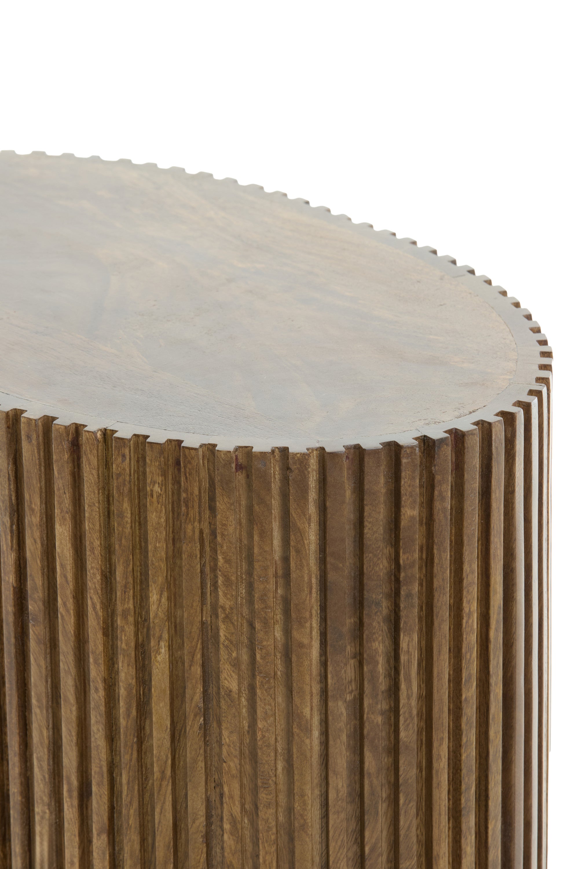Dumosi Dark Brown Wood Plinth 80cm