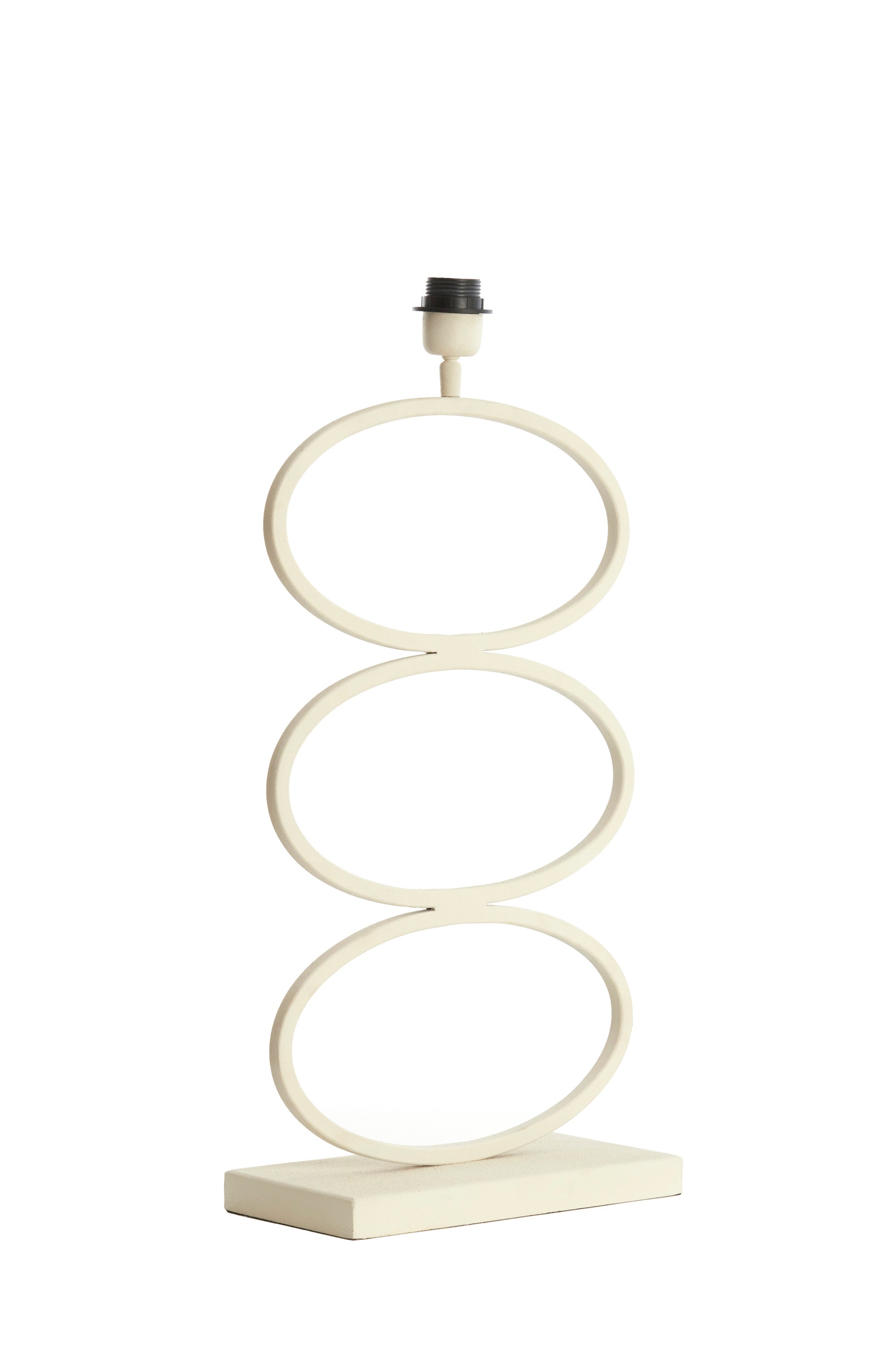 Stelius Cream Metal Table Lamp Base 59cm