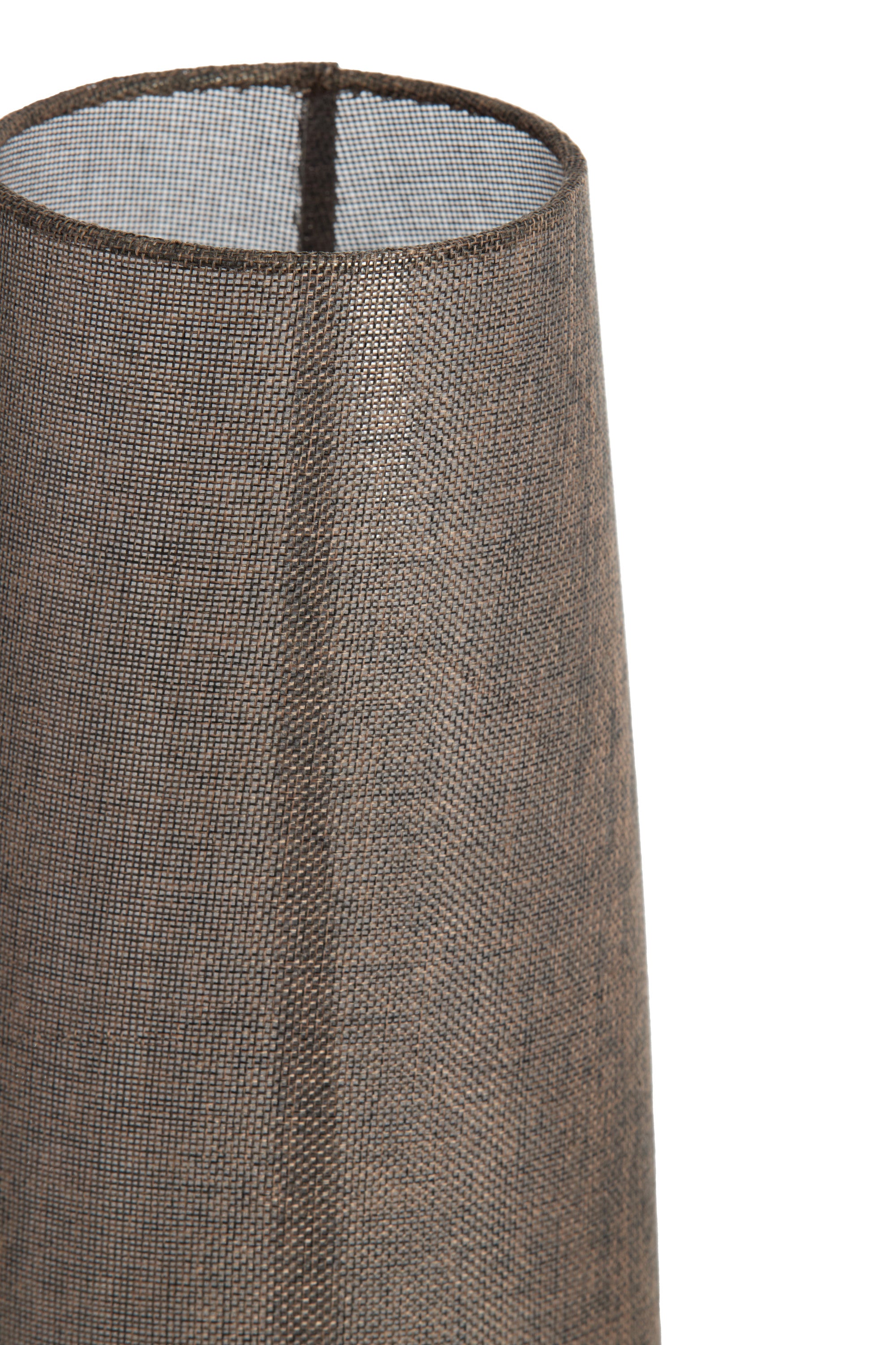 Howie Dark Brown Wood Effect Table Lamp 42cm