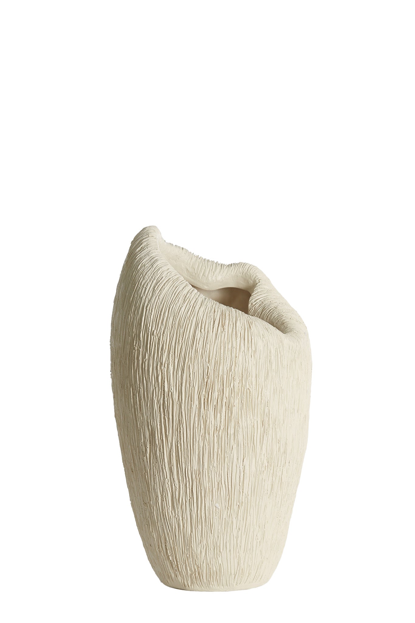 Denisa Cream Vase 50cm