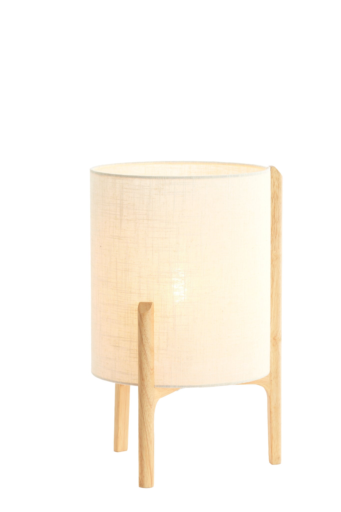 Litto Natural & White Linen Table Lamp 44cm