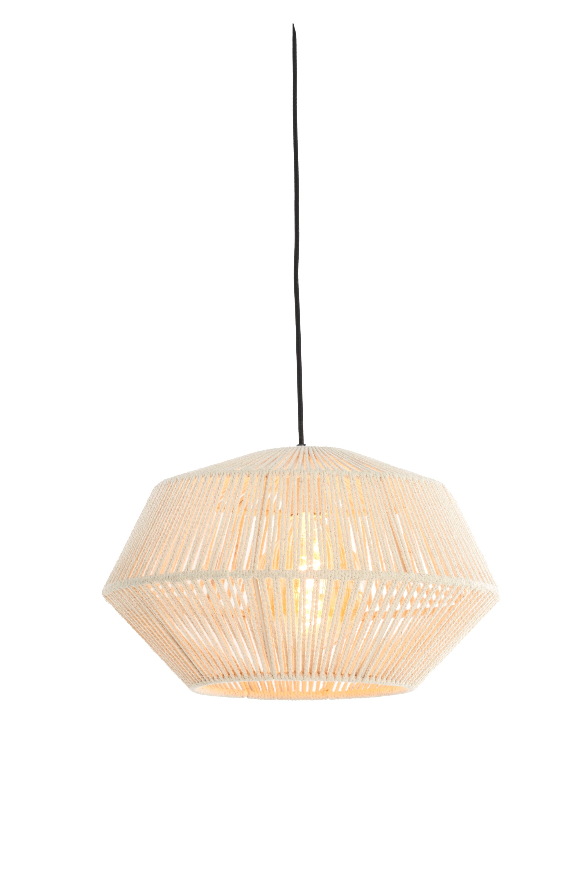 Deya Cream Metal Pendant Light 40cm
