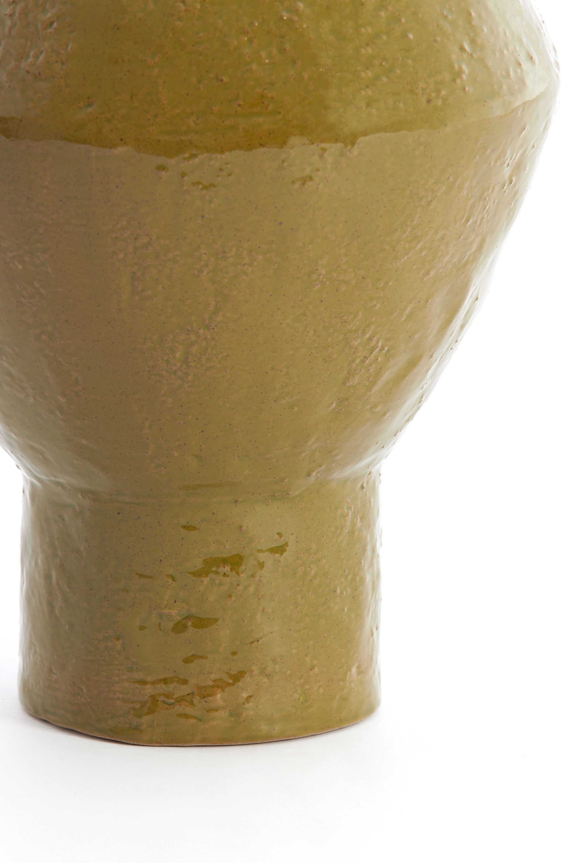 Vasora Gloss Olive Green Ceramic Vase 41cm