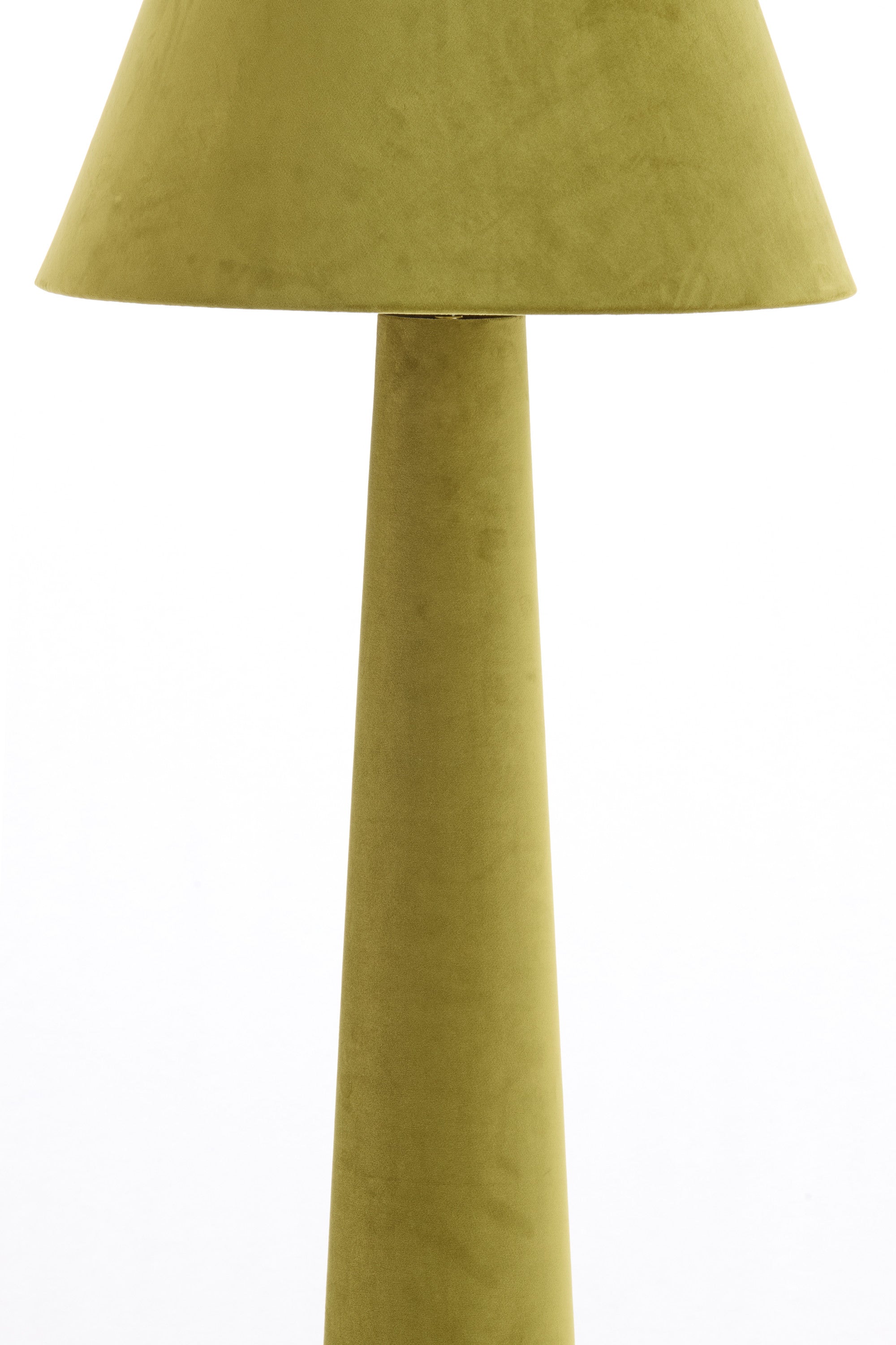 Devia Green Velvet Floor Lamp