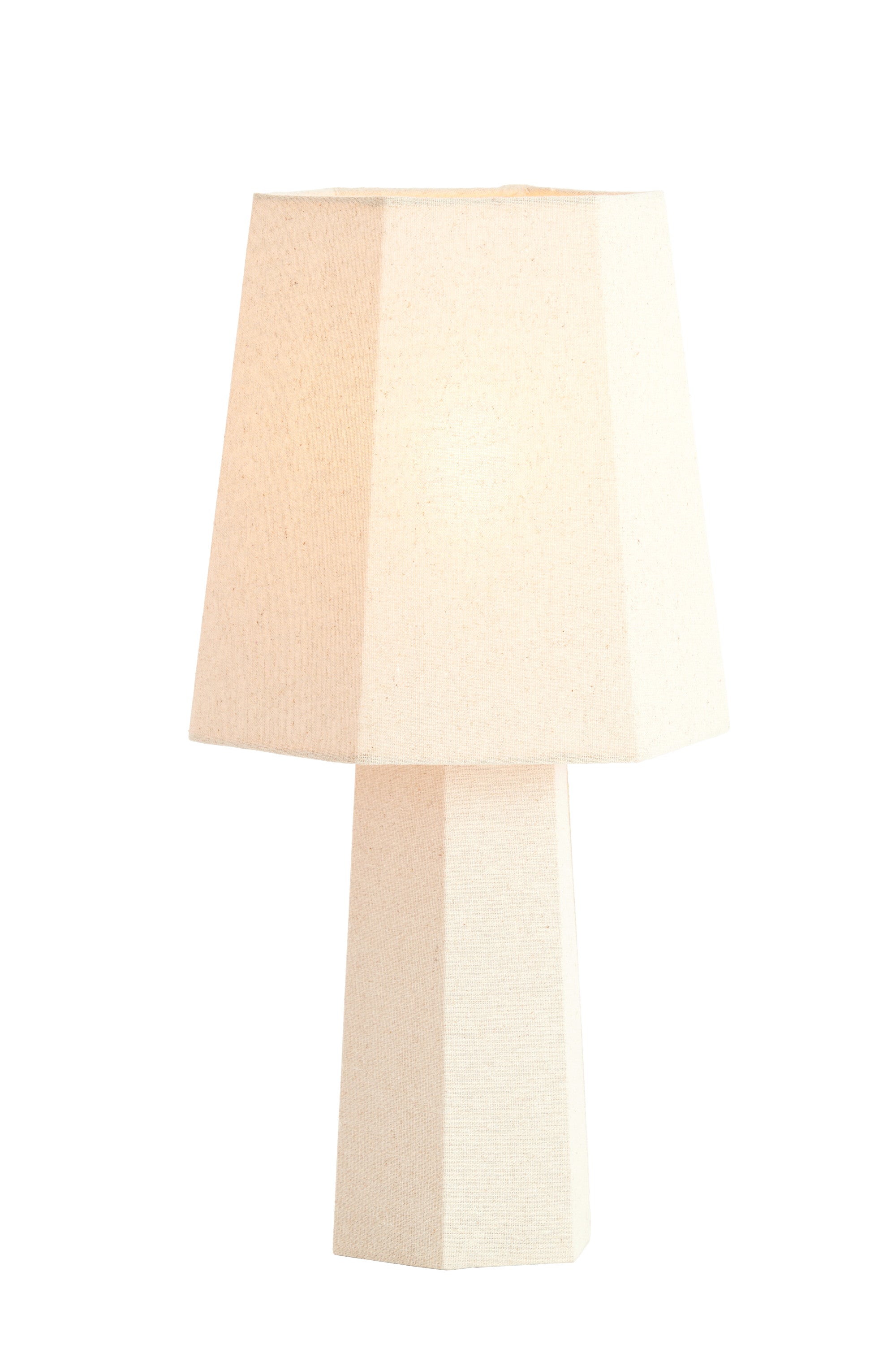 Musabo Natural Linen Table Lamp