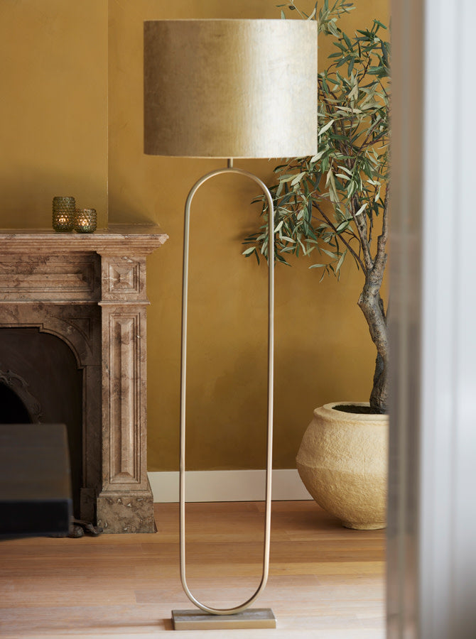 Jamiri Light Gold Metal Floor Lamp Base