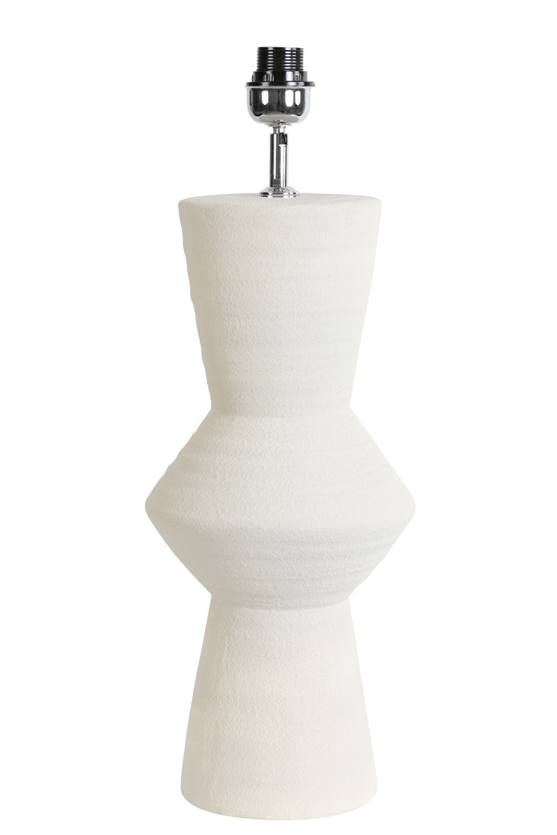 Ayla Cream Ceramic Table Lamp Base 61cm