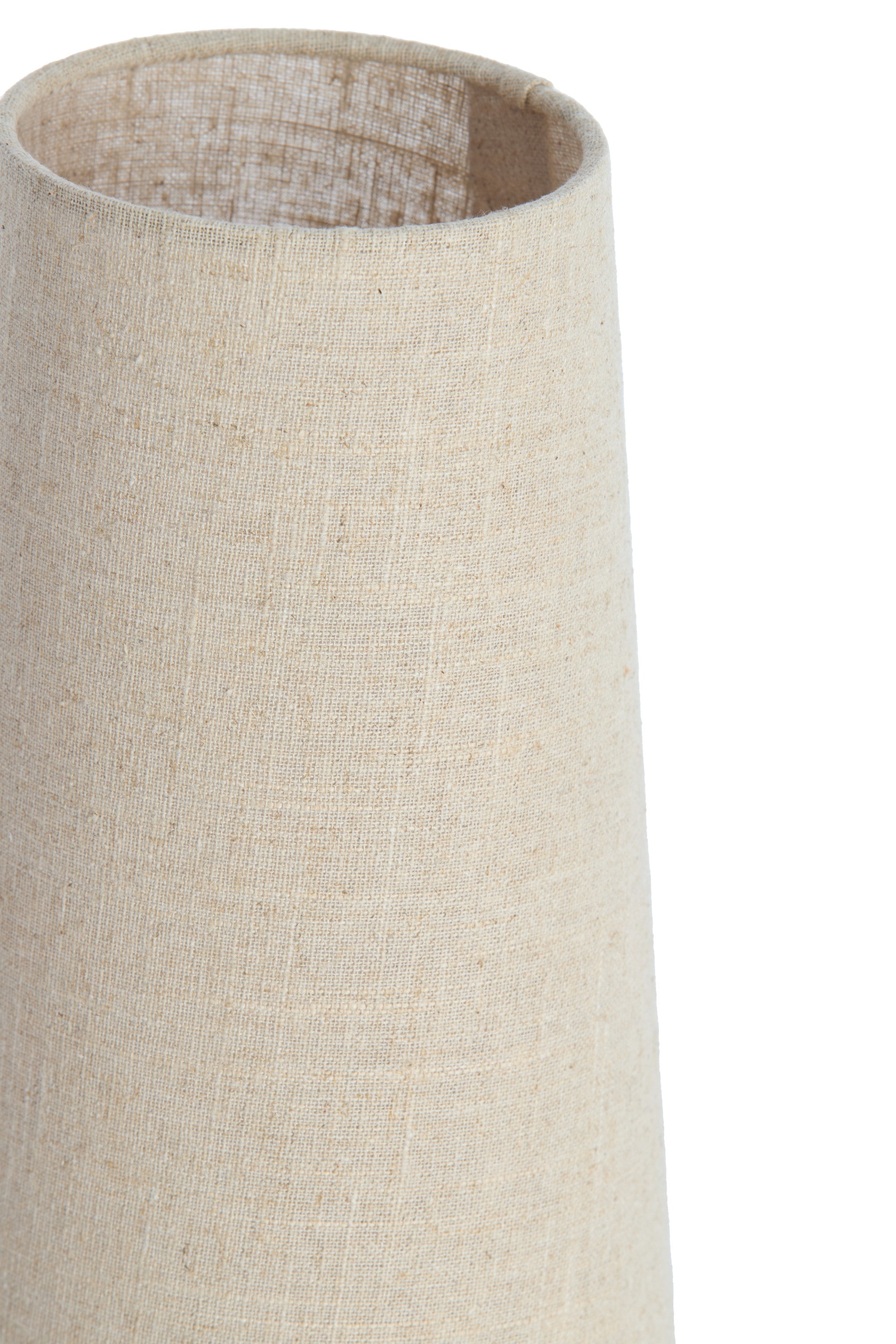 Howie Matt Black & Natural Metal Table Lamp 52.5cm