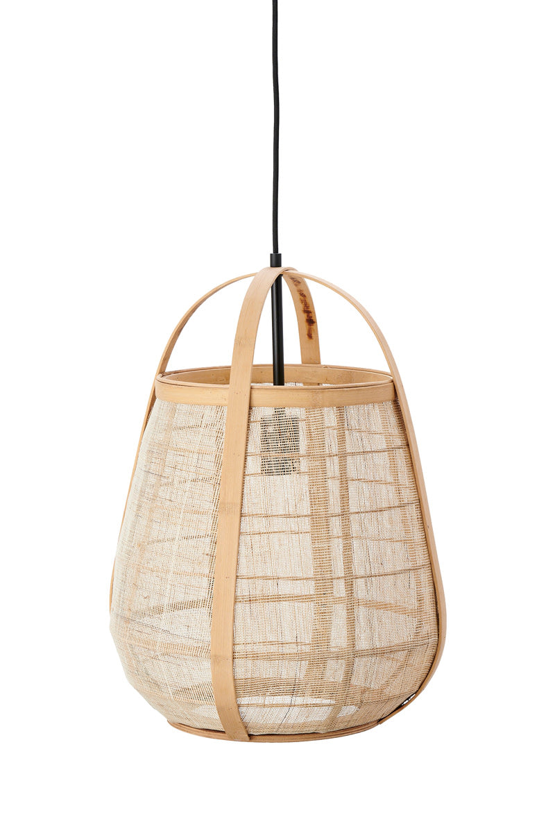 Jacinto Natural Bamboo Pendant Light 38cm