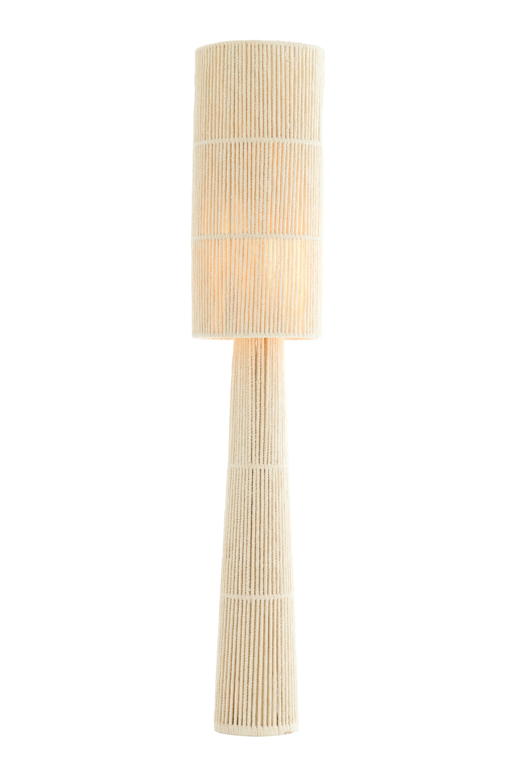 Michiel Cream Chenille Floor Lamp
