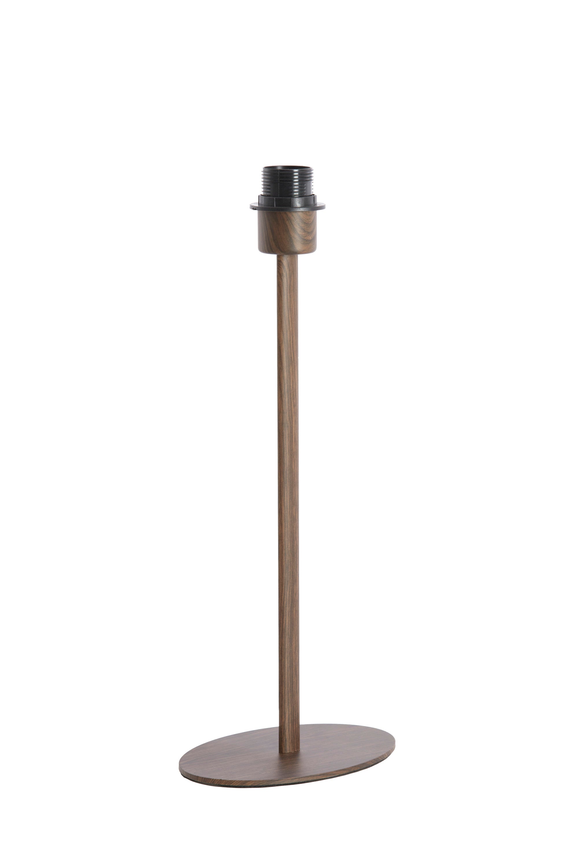 Cerini Dark Brown Wood Effect Table Lamp Base