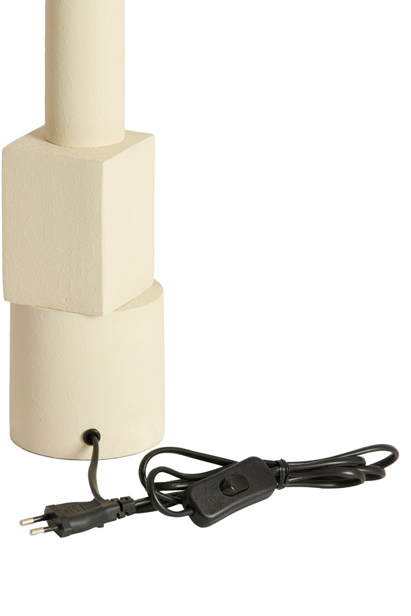 Viviane Matt Cream Metal Table Lamp Base 50cm