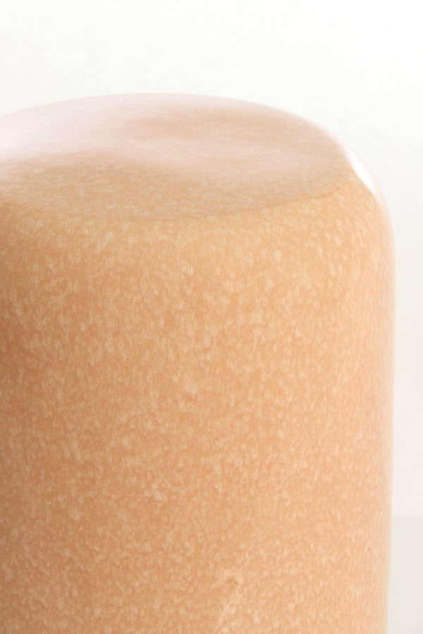 Franca Light Pink Ceramic Round Side Table