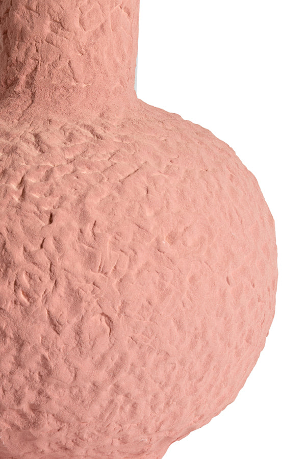 Sacile Matt Dusty Pink Ceramic Vase 40cm