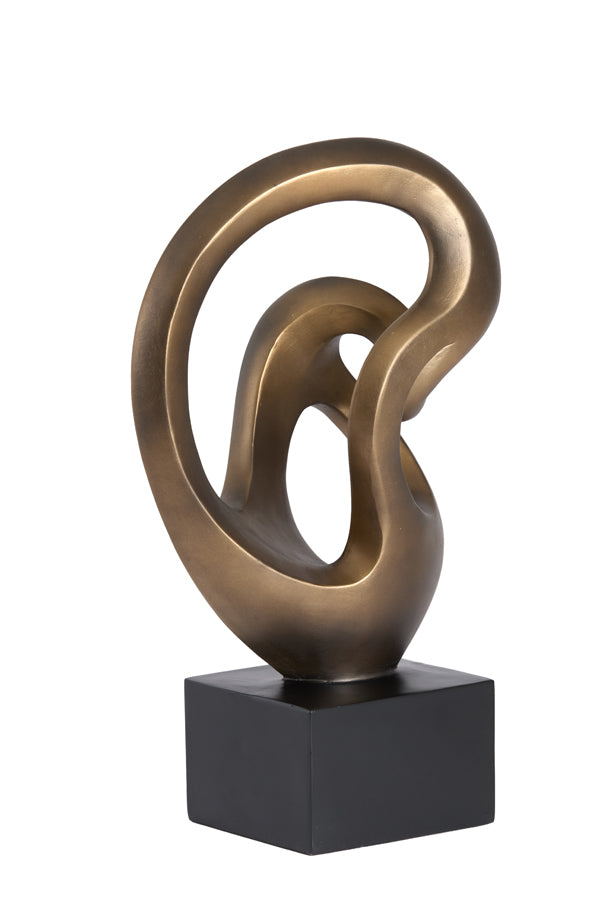 Felicia Antique Bronze & Black Ornament