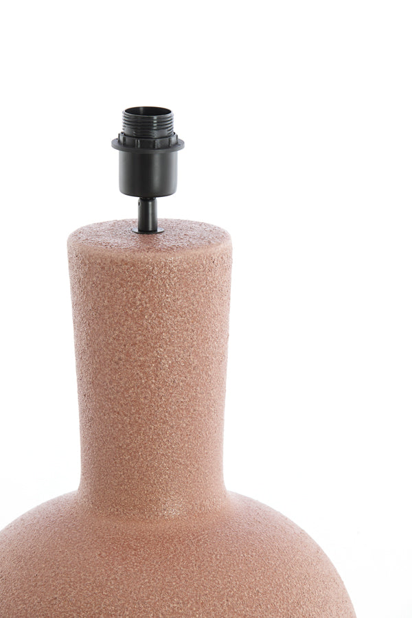 Ulloa Dark Dusty Pink Ceramic Table Lamp Base 62cm