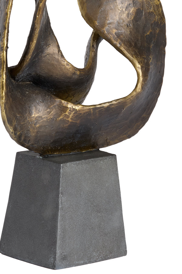 Isolde Antique Bronze & Black Ornament