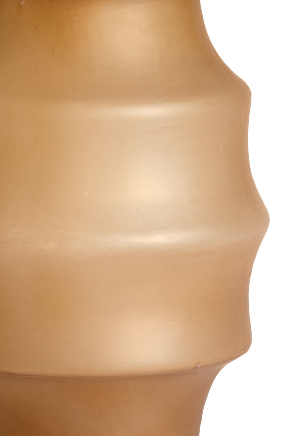Nayoro Matt Amber Glass Vase 42cm