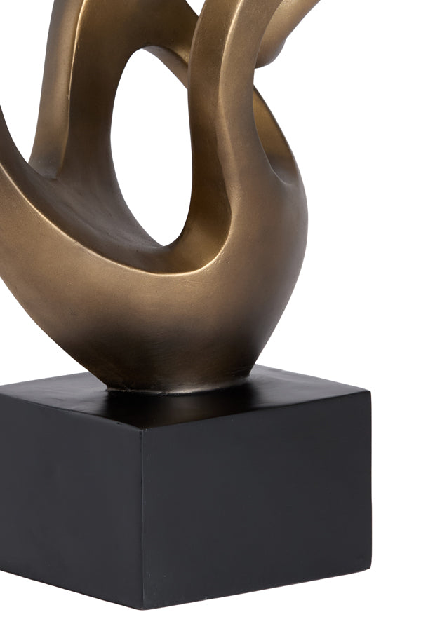 Felicia Antique Bronze & Black Ornament