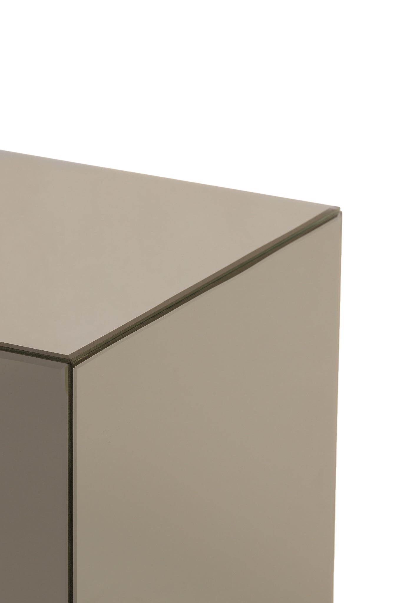 Daxton Brown Glass Plinth 100cm