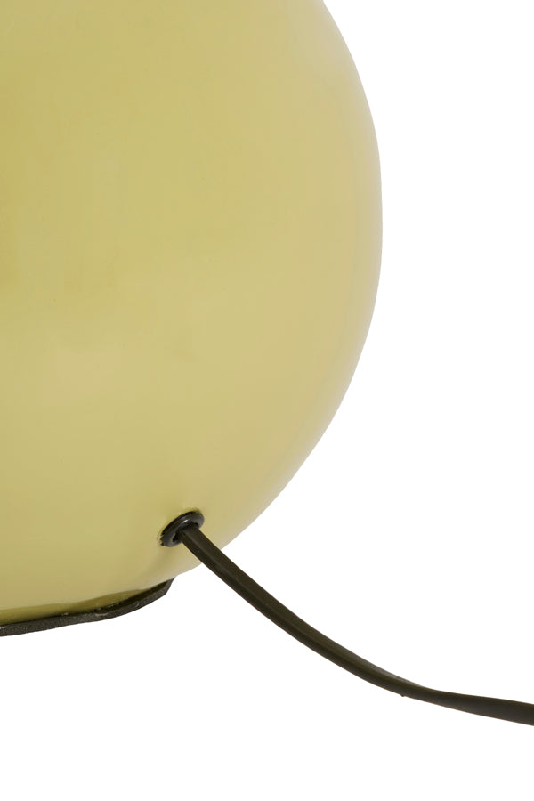 Benao Gloss Olive Green Metal Table Lamp Base 38.5cm