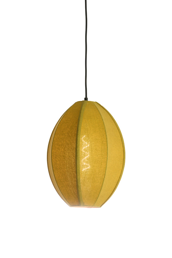 Milatos Olive Green Jute Pendant Light 28.5cm