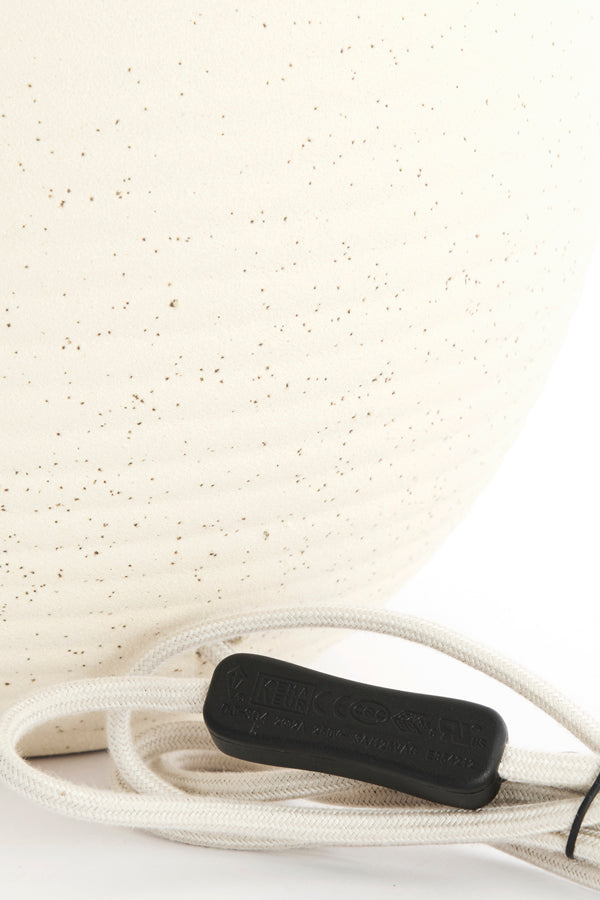 Ulloa Matt Cream Ceramic Table Lamp Base 62cm