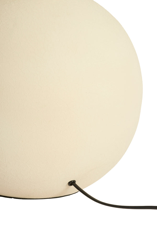 Benao Matt Cream Metal Table Lamp Base 53cm