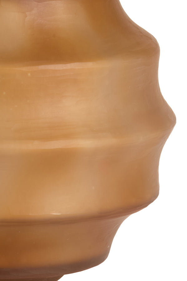 Nayoro Matt Amber Glass Vase 29cm