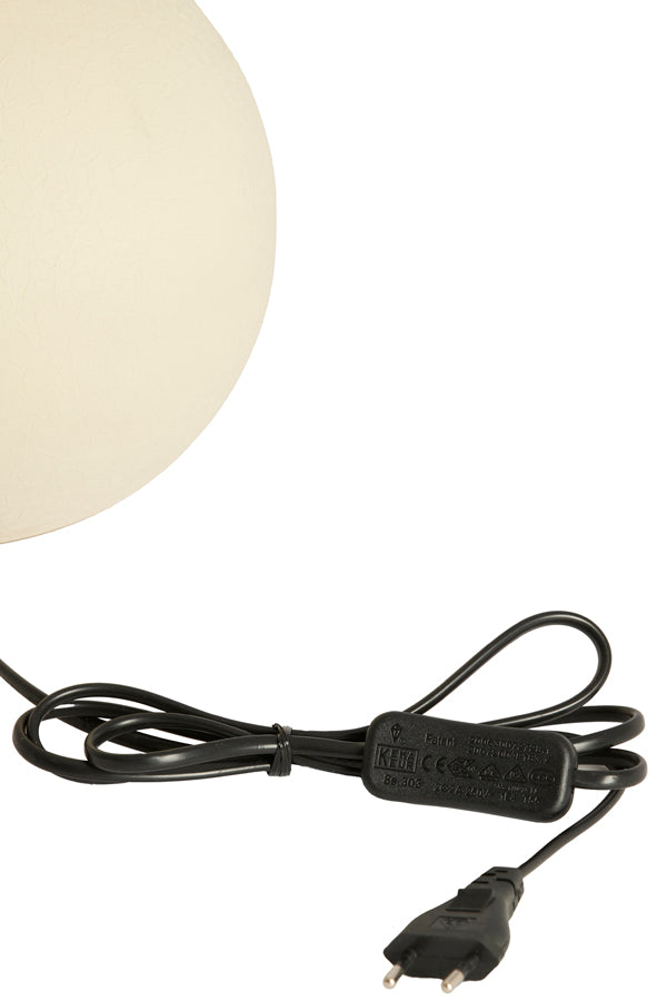 Benao Matt Cream Metal Table Lamp Base 38.5cm