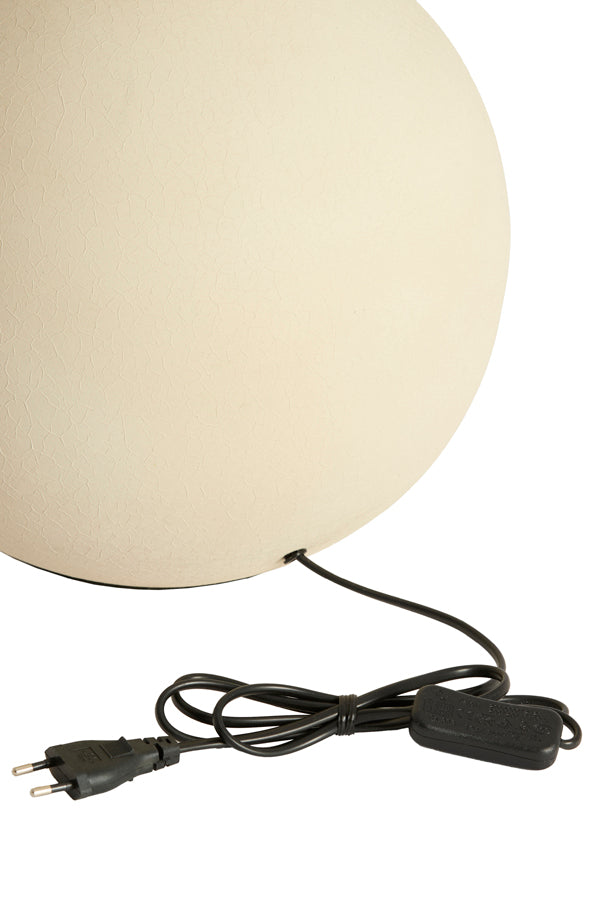 Benao Matt Cream Metal Table Lamp Base 53cm