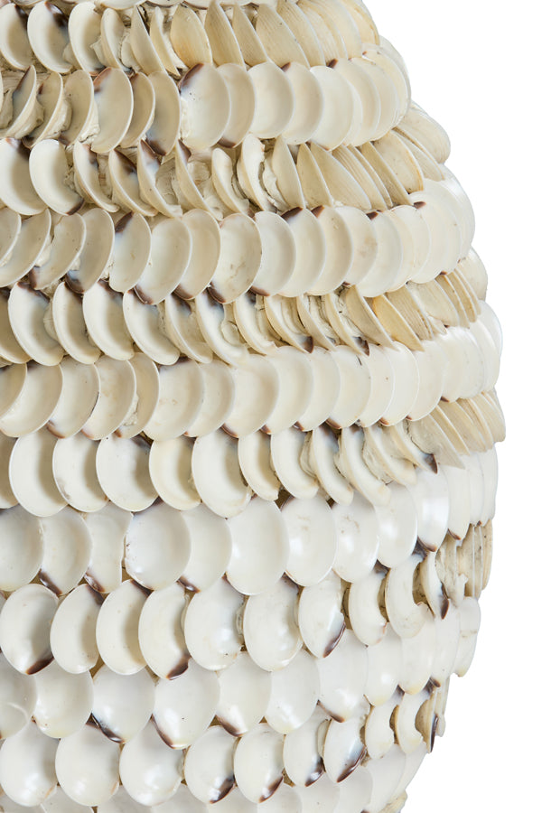 Sarria Bamboo & Cream Shell Vase 35cm