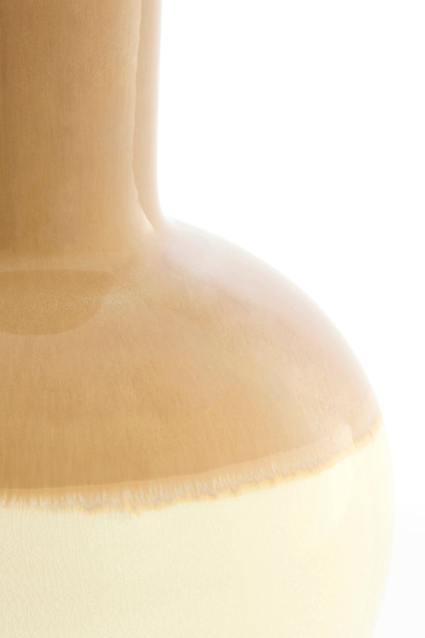 Ulloa Light Brown & Cream Ceramic Table Lamp Base 52cm