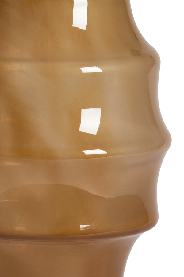 Nayoro Gloss Amber Glass Vase 42cm