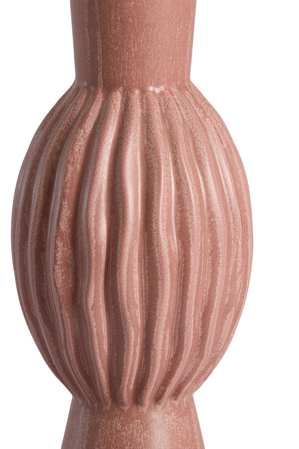 Suzzara Dusty Pink Ceramic Vase 51cm