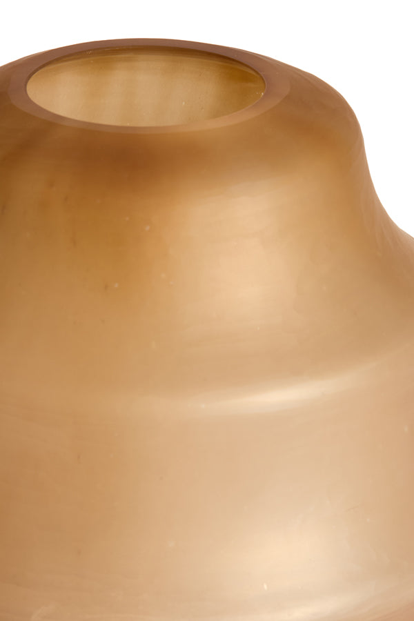 Nayoro Matt Amber Glass Vase 42cm